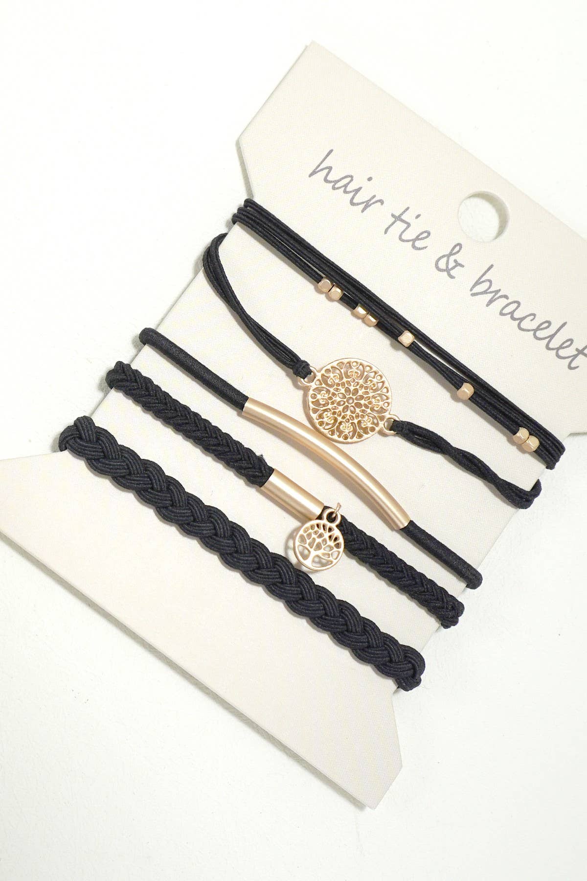 Boho Twist 2-in-1 Bracelet Hair Ties