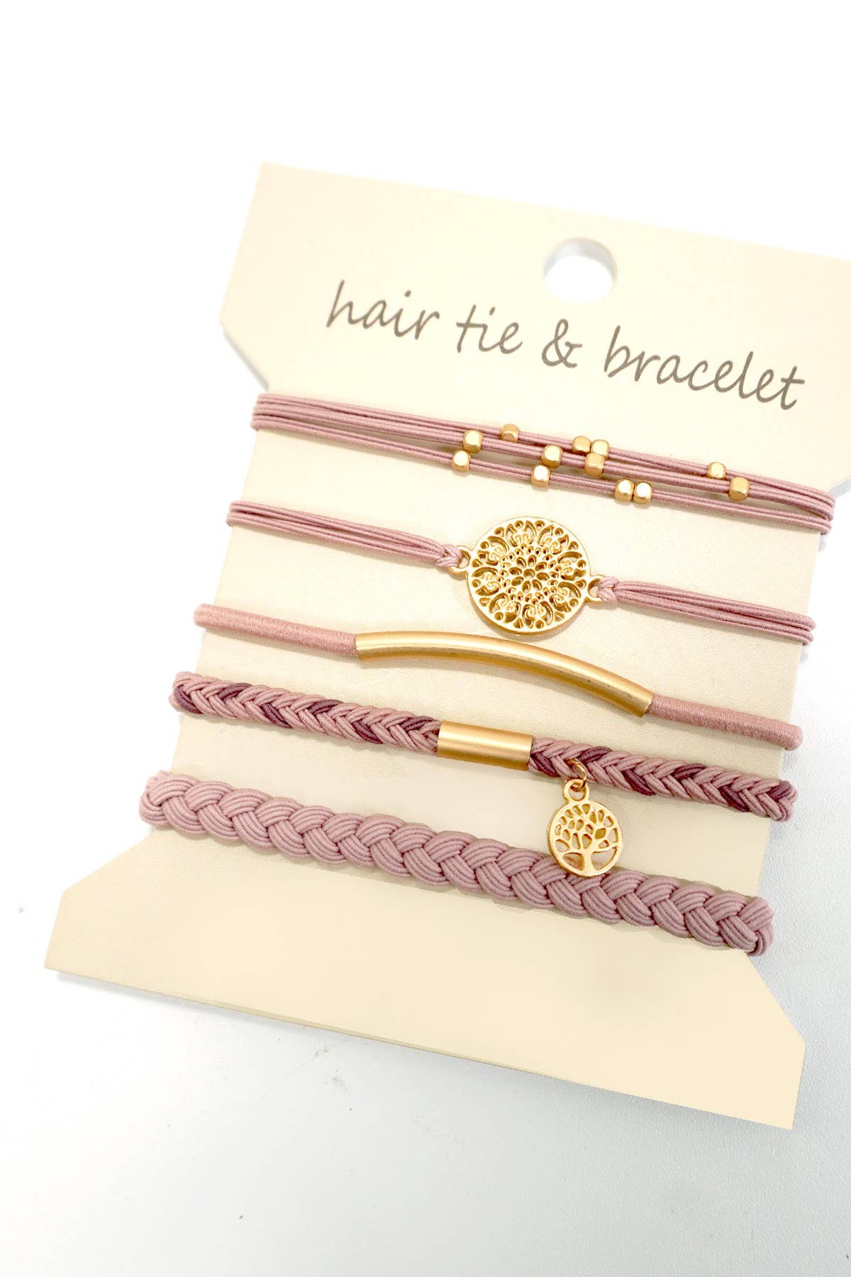 Boho Twist 2-in-1 Bracelet Hair Ties