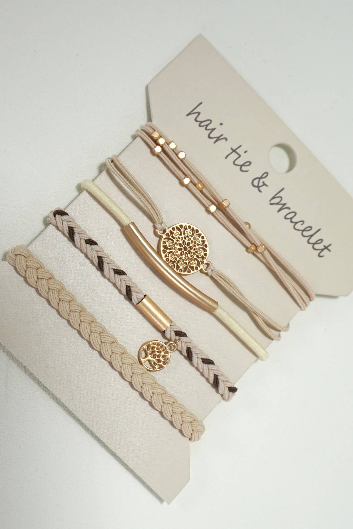 Boho Twist 2-in-1 Bracelet Hair Ties